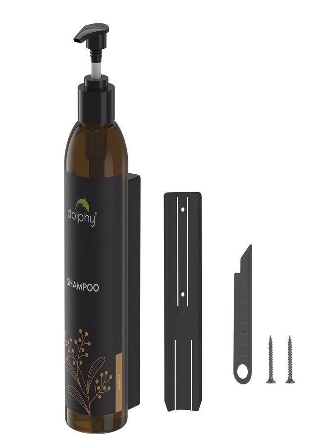 دولفي موزع شامبو دولفي ABS مثبت على الحائط - لون قهوة وأسود (360 مل) - Image 4